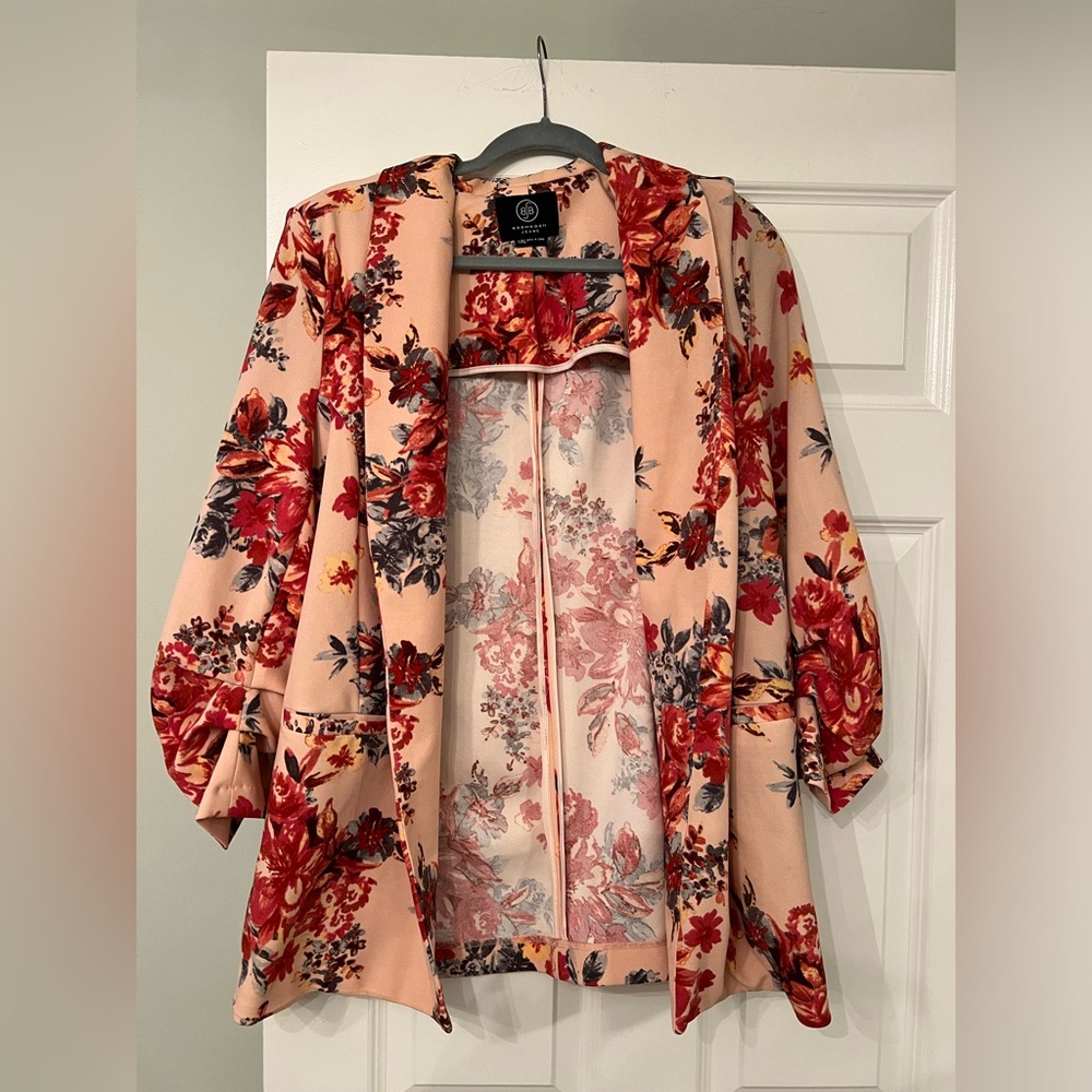 Floral blazer